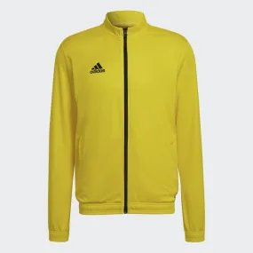 ADIDAS ENTRADA 22 TRACK JACKET TEAM YELLOW BLACK