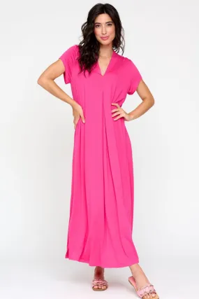 Adolfina dress in fuschia by Tinta