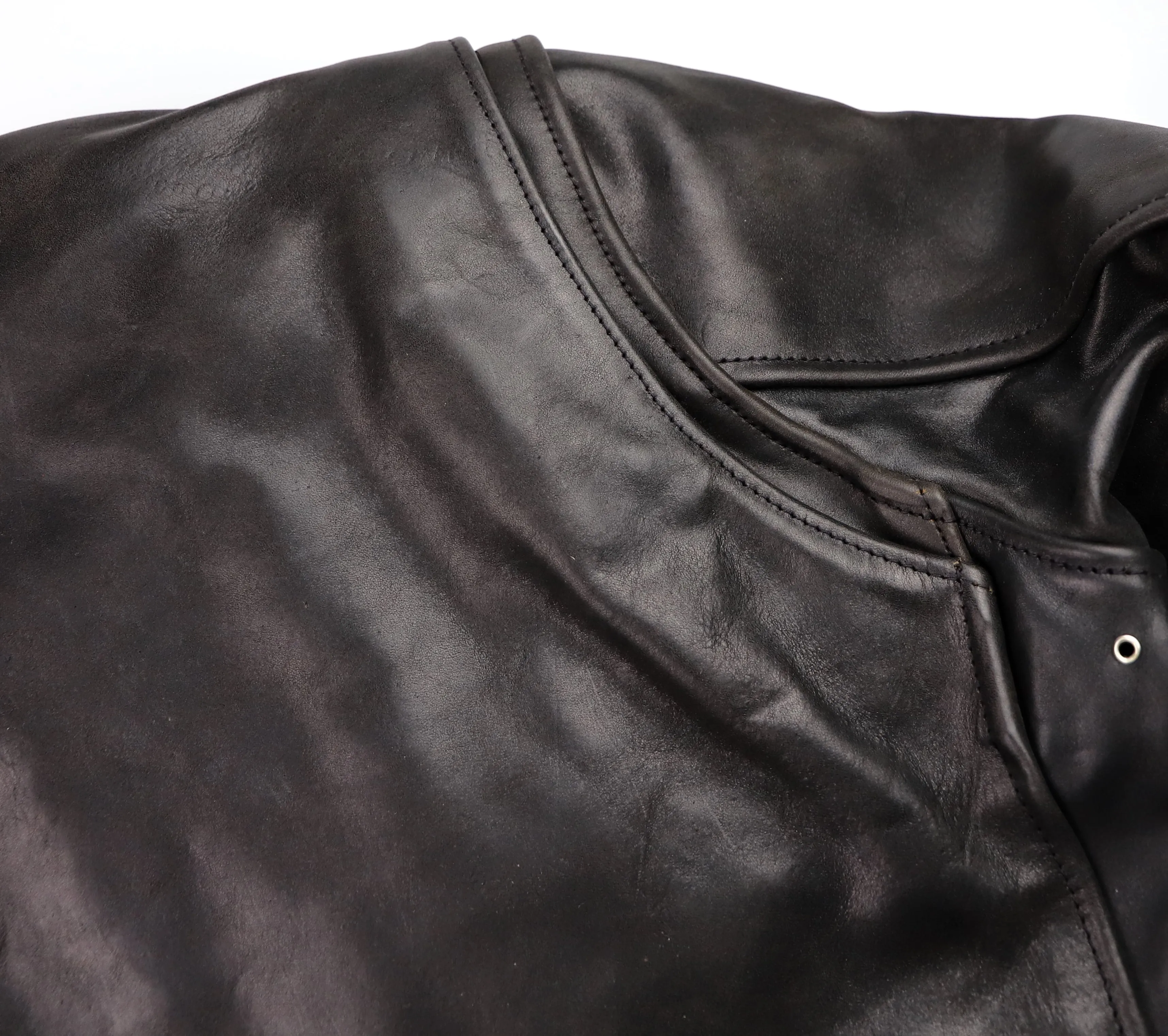 Aero Cafe' Racer, size 42, Tumbled Black CXL Horsehide