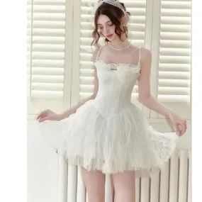 Aiertu - Whipped Icing Swirl Dress Kawaii Academia Y2K Cottagecore Coquette Fairycore Dollette Princesscore