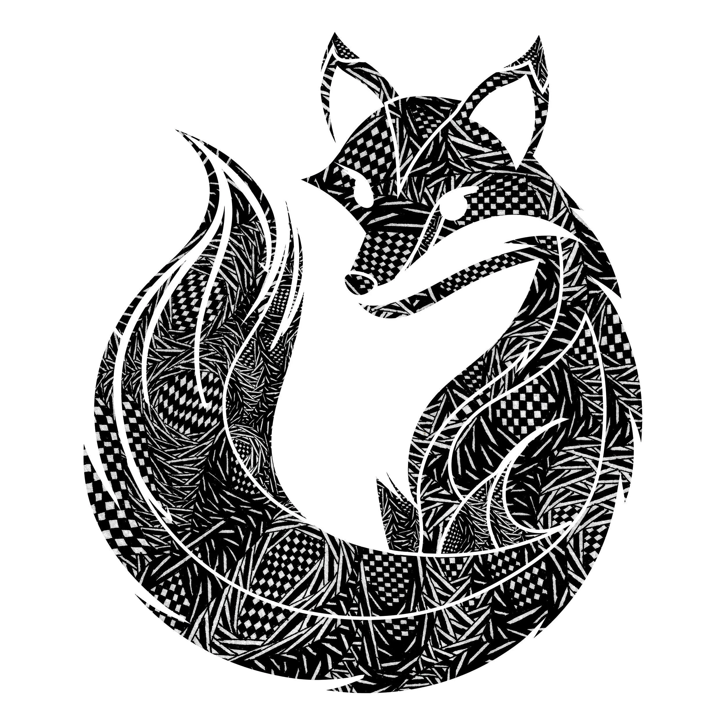 Art Fox Unisex T-Shirt - 100% Cotton Crewneck Half Sleeve