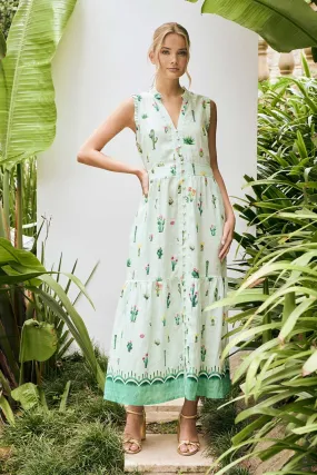 Ayla Cactus Maxi Dress