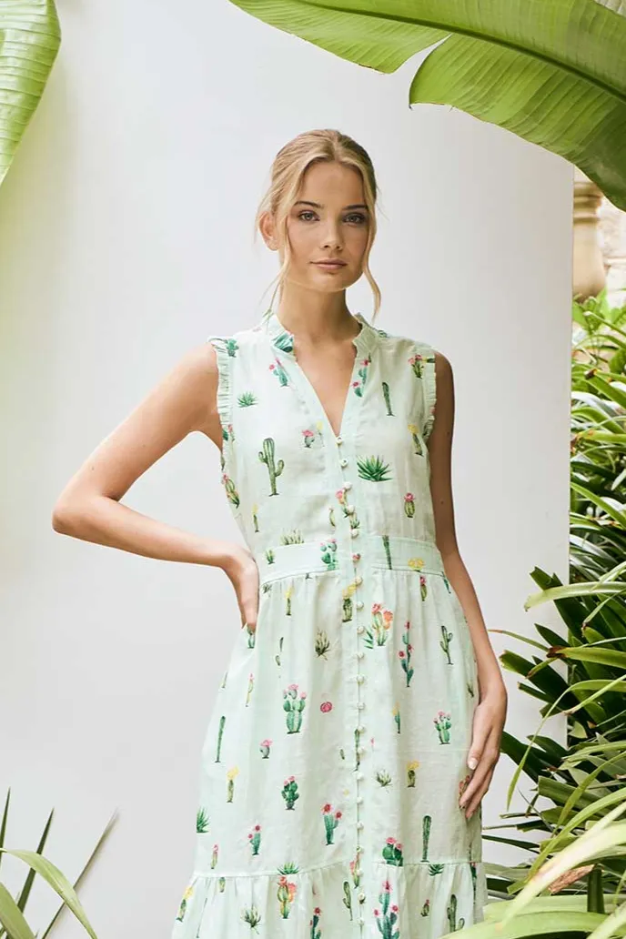 Ayla Cactus Maxi Dress