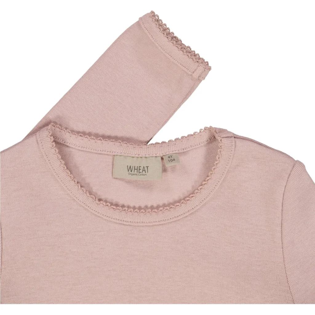 Basic Girl T-Shirt LS - rose powder