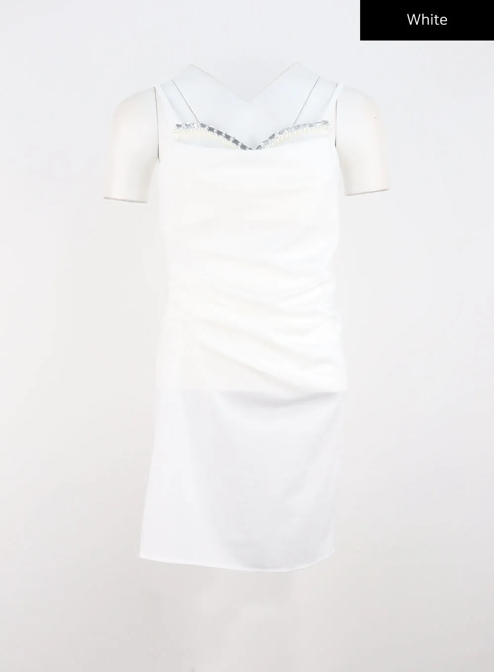 Beaded Mini Strap Dress IO310