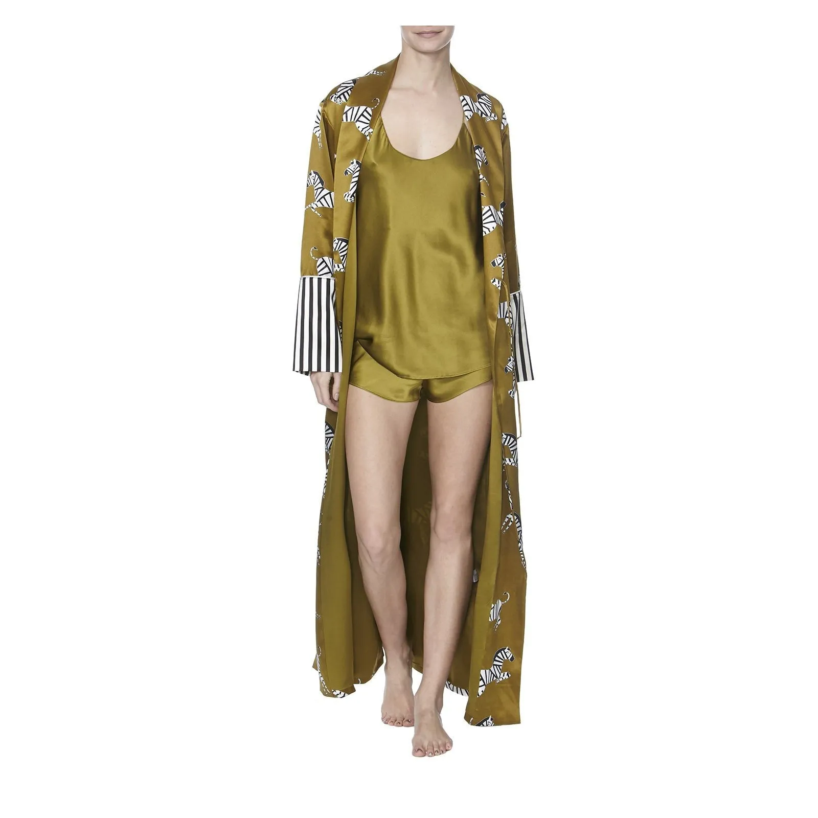 BELLA MOSS SILK CAMISOLE SET