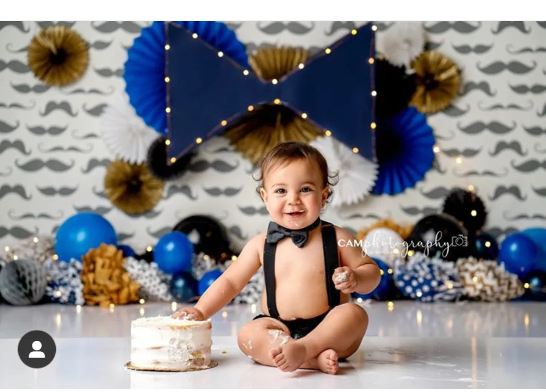 Boys Black Cake Smash Outfit, 1st Birthday Outfit