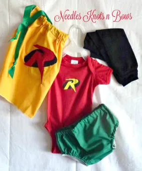 Boys Robin Baby Toddler Halloween Cosplay Costume