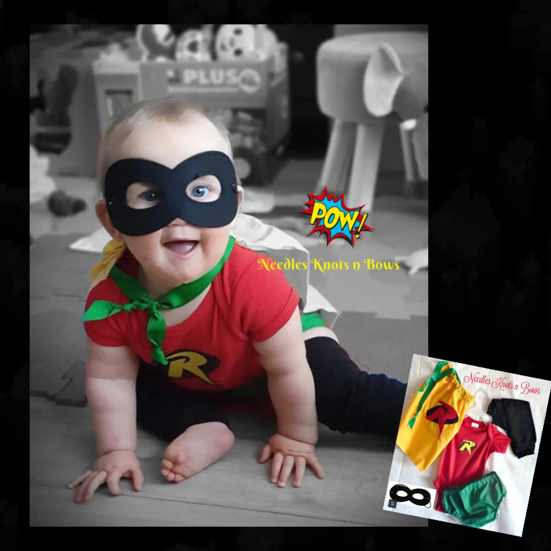 Boys Robin Baby Toddler Halloween Cosplay Costume