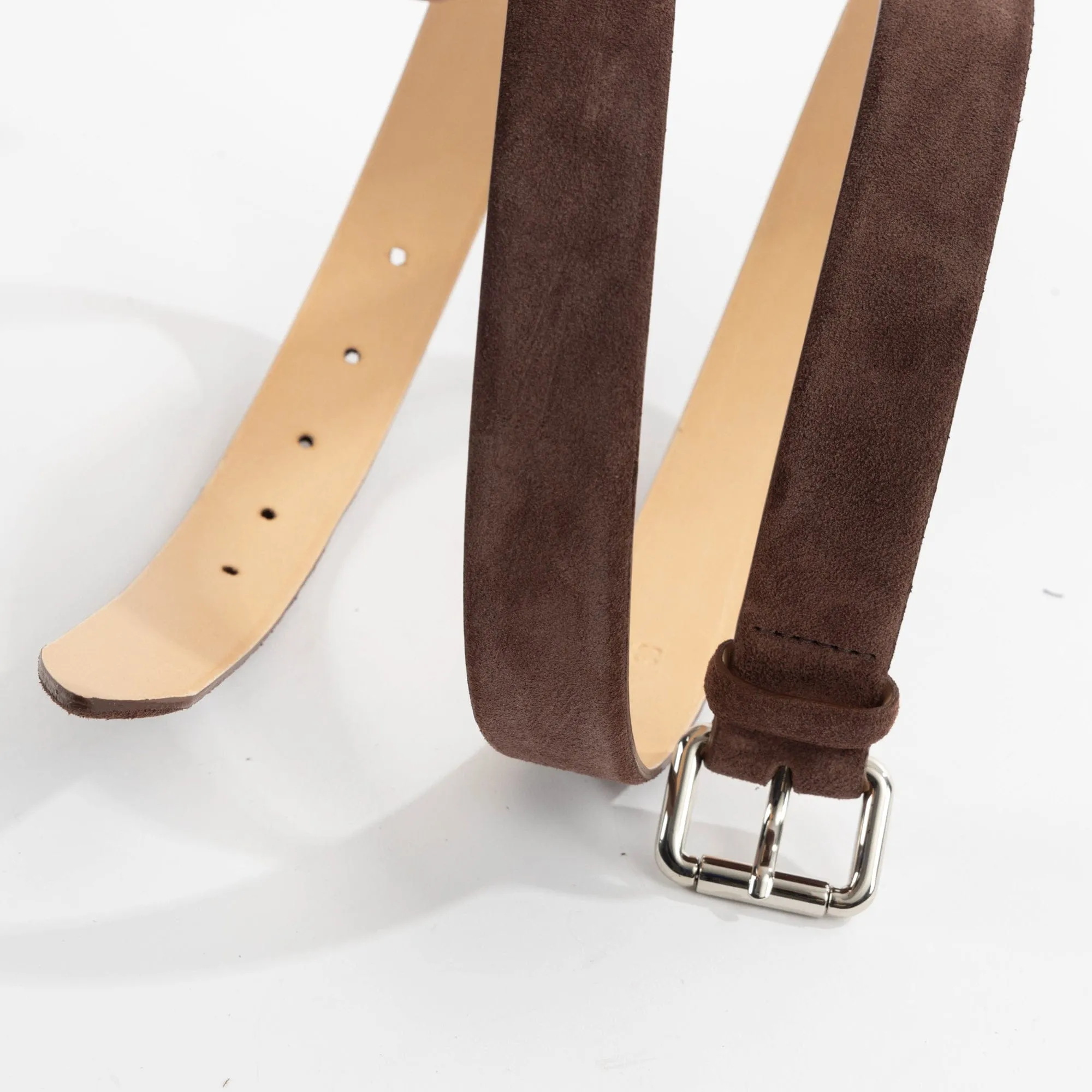 Brown Mount Suede Belt