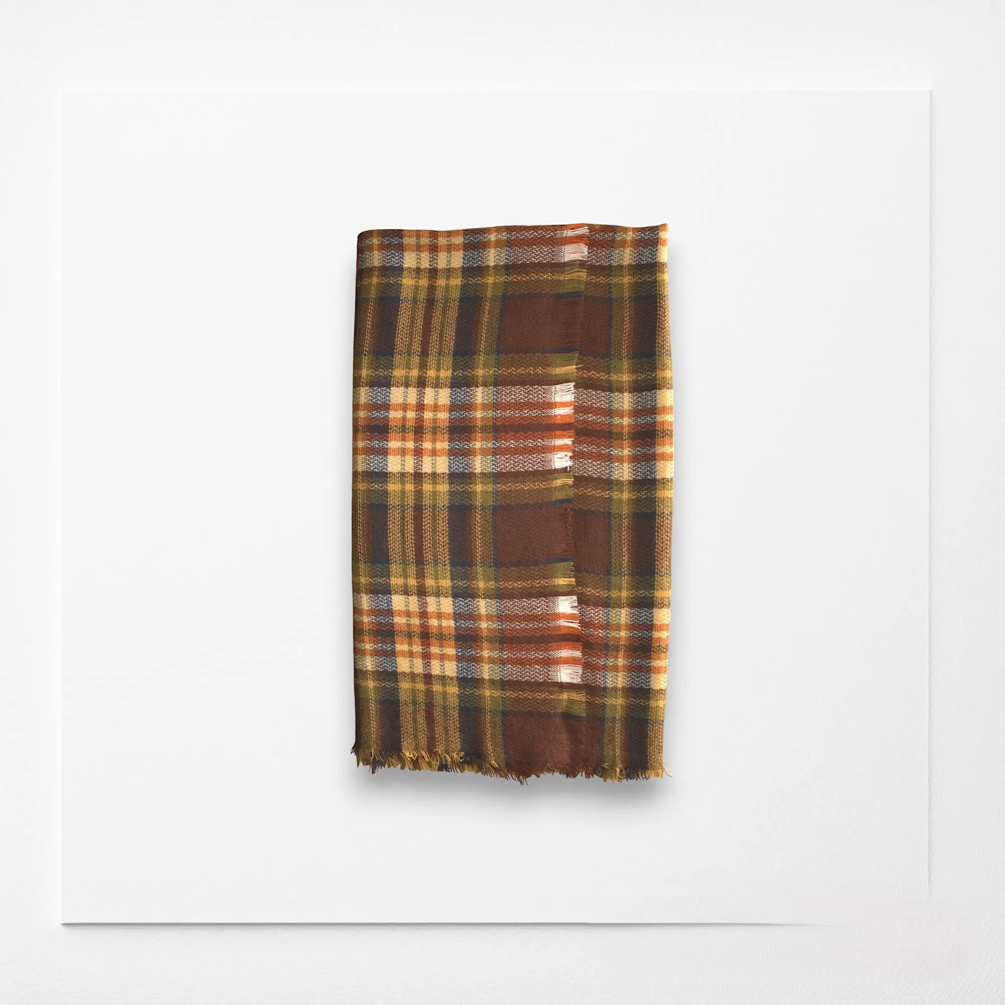 Brown, Orange and Yellow Blanket Scarf/ Oversized Scarf/ Plaid Shawl/ Bridesmaid Gifts/ Christmas Plaid Scarf/ Throw plaid blanket/ Plaid Women's Blanket Scarf/ Women Scarf/ Gifts for Her/ Women Shawl/ Bridesmaid Scarf/ Fall Scarf
