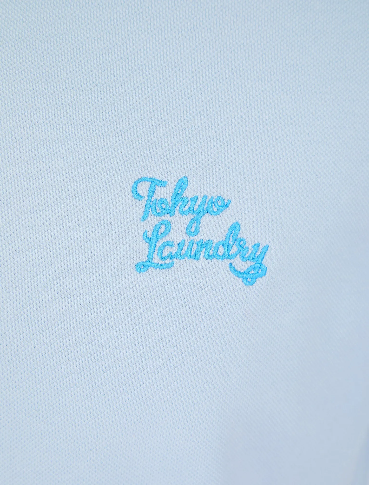 Caddy Signature Cotton Pique Polo Shirt in Kentucky Blue - Tokyo Laundry