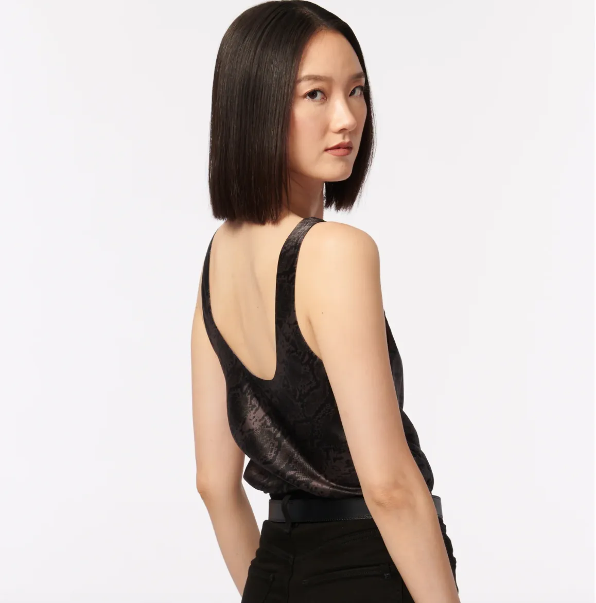 Cami NYC Andressa Cami Gray Snake