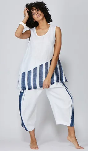 Camisole with Catalina Navy Stripe