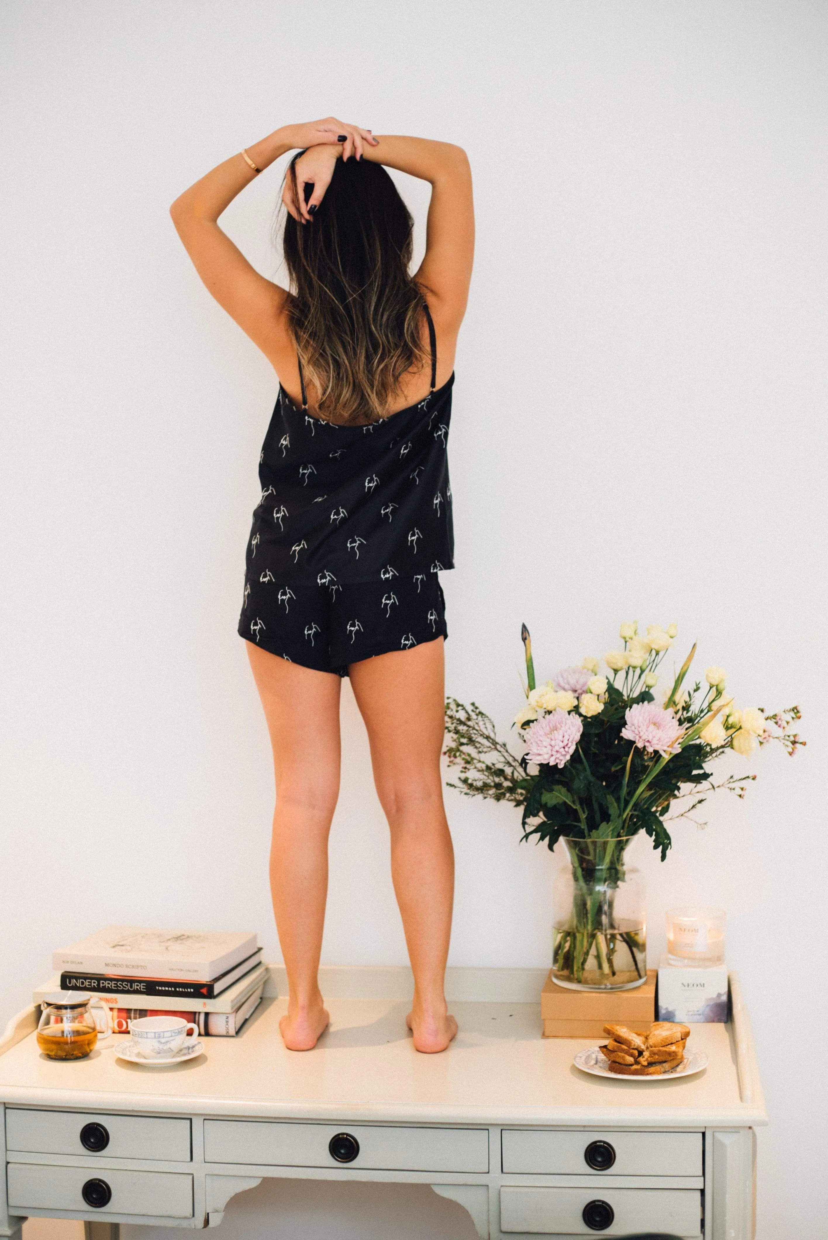Character Edition Bamboo Vegan Silk Pyjama Camisole Set | Short