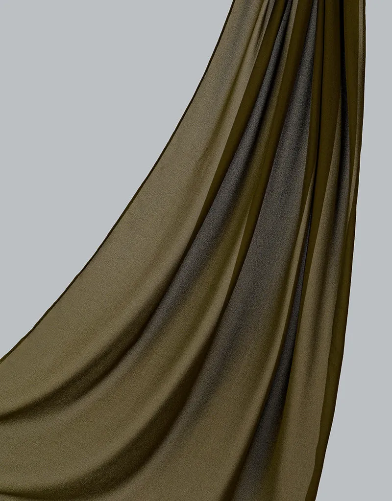 Chiffon Shawl - Shades of Green