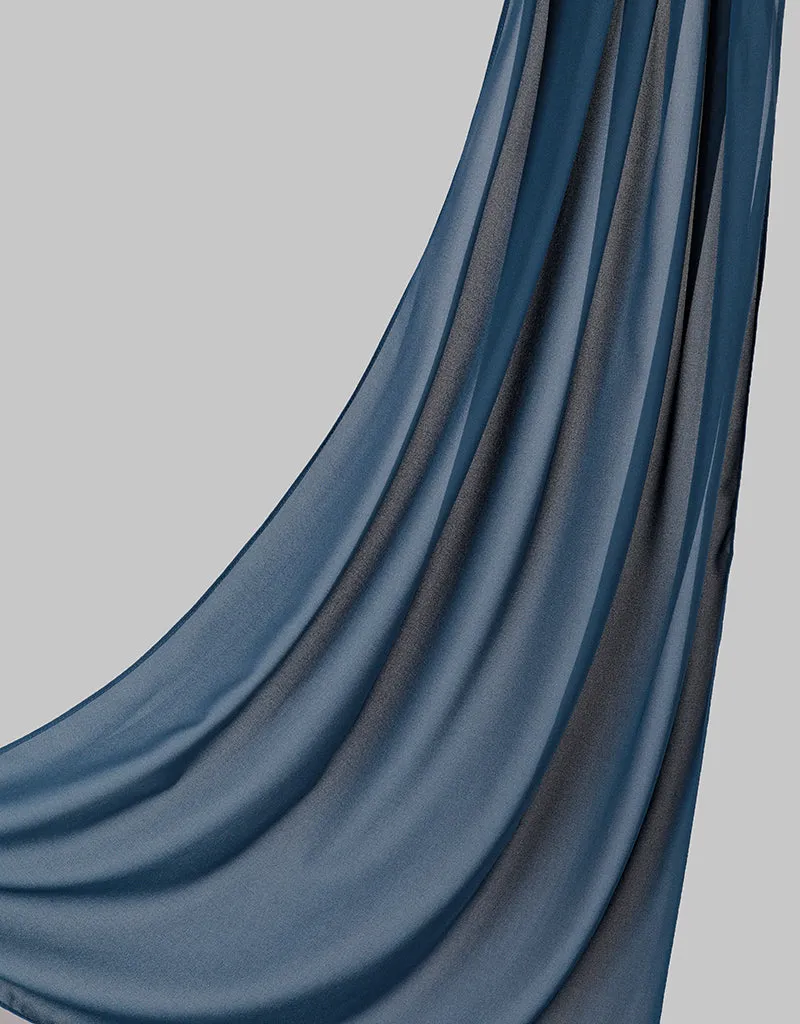 Chiffon Shawl - Shades of Green