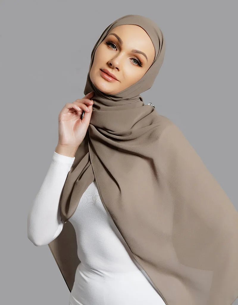 Chiffon Shawl - Shades of Green