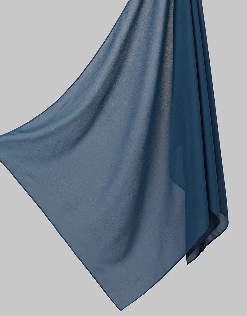 Chiffon Shawl - Shades of Green