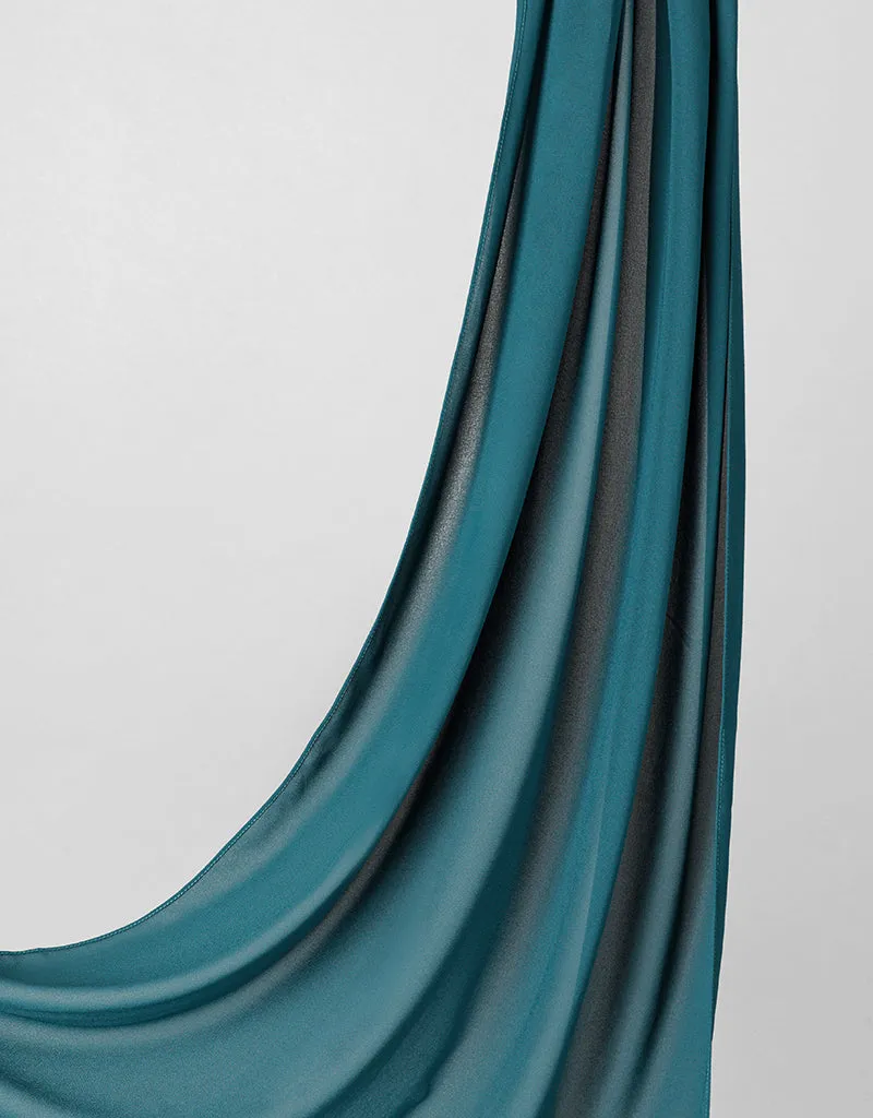 Chiffon Shawl - Shades of Green
