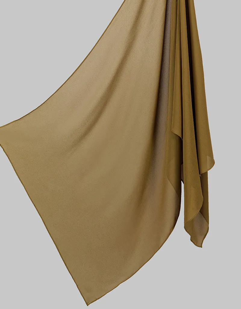 Chiffon Shawl - Shades of Green
