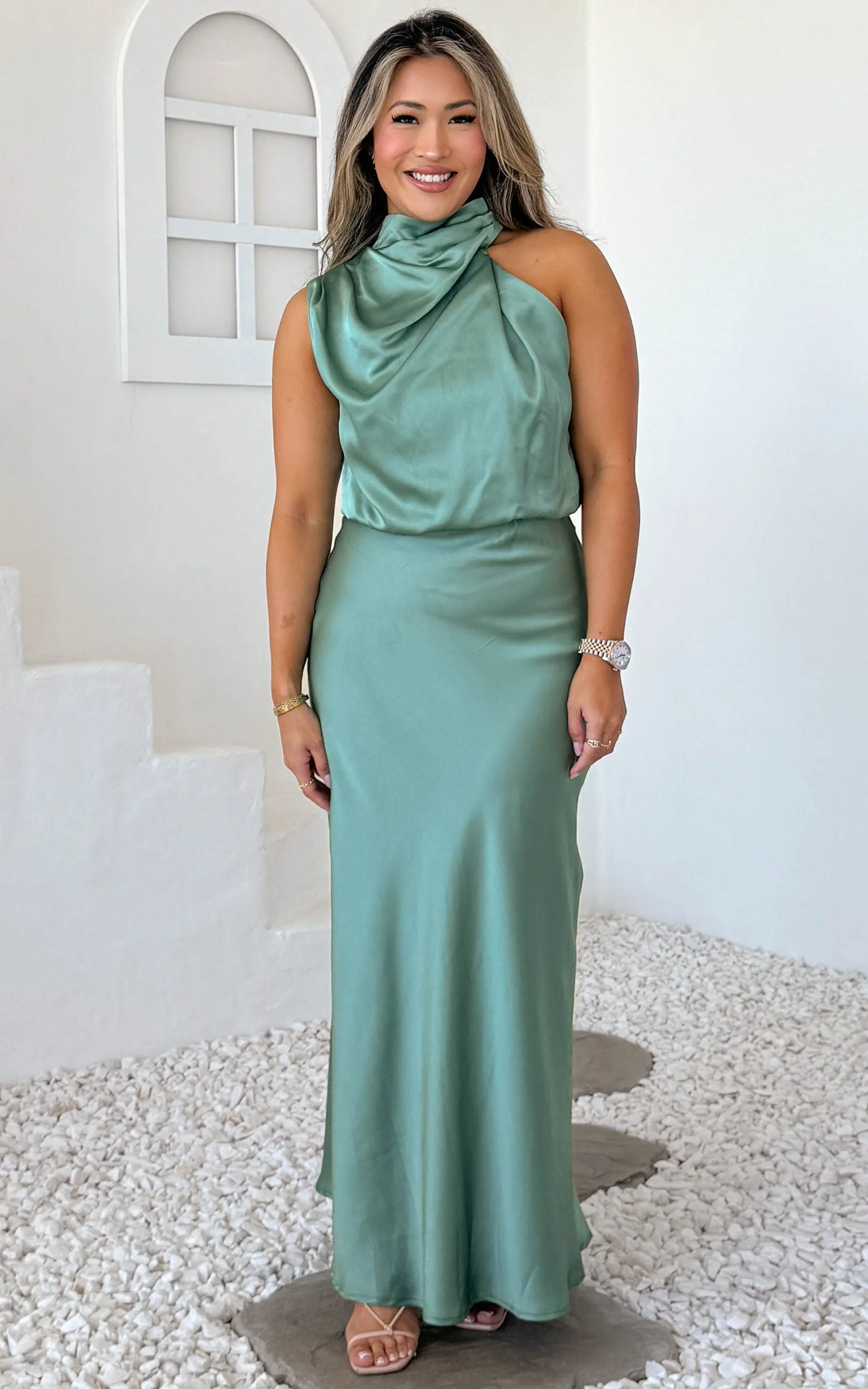 Cobero Maxi Dress - Mint
