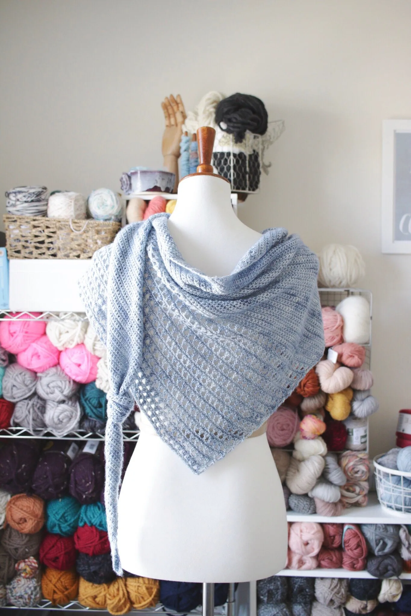 Coles River Kerchief // Crochet PDF Pattern