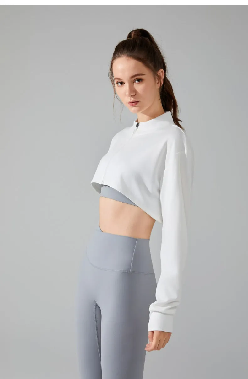 Cropped First-Class 1/4 MOTO Jacket