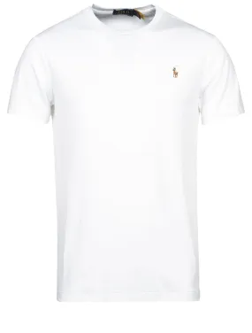 Custom Slim Fit Soft Cotton T-Shirt White