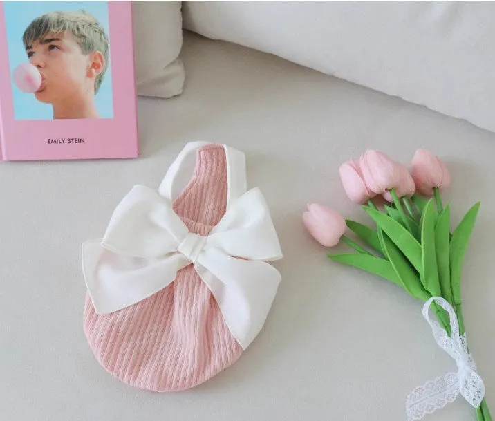 Dog camisole with big ribbon(4 colors)