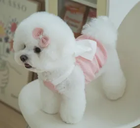 Dog camisole with big ribbon(4 colors)