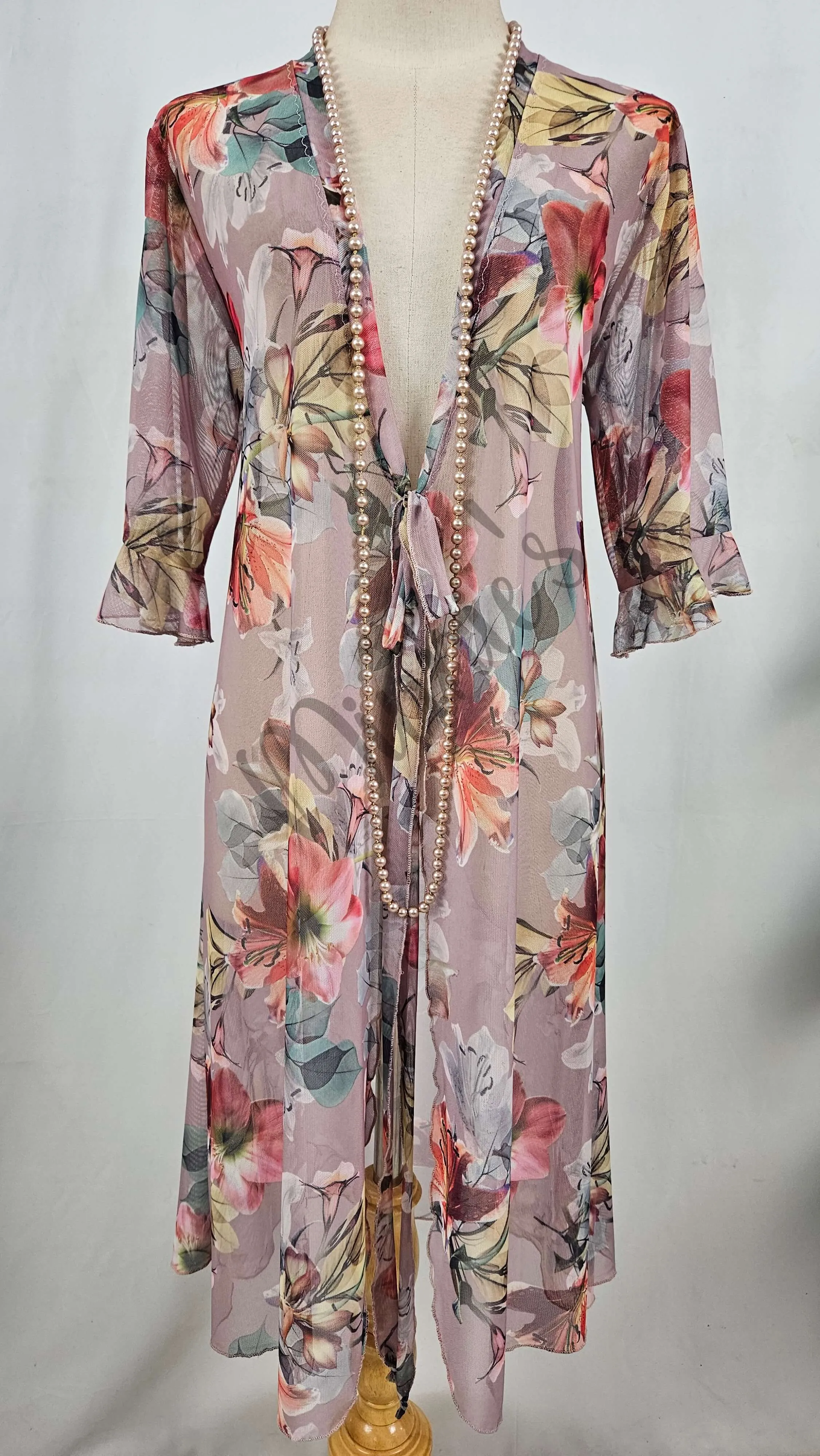 Dusty Pink Printed Top LR0578