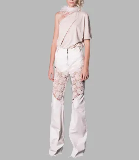 Embroidered Flared Jeans