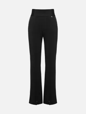 EP YAYING Black Flared-Leg Pants