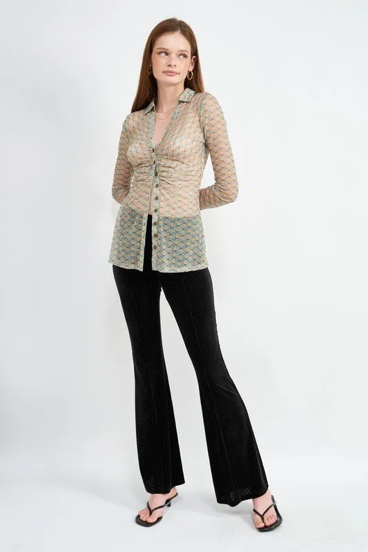 FAST TIMES HIGH RISE FLARED PANTS