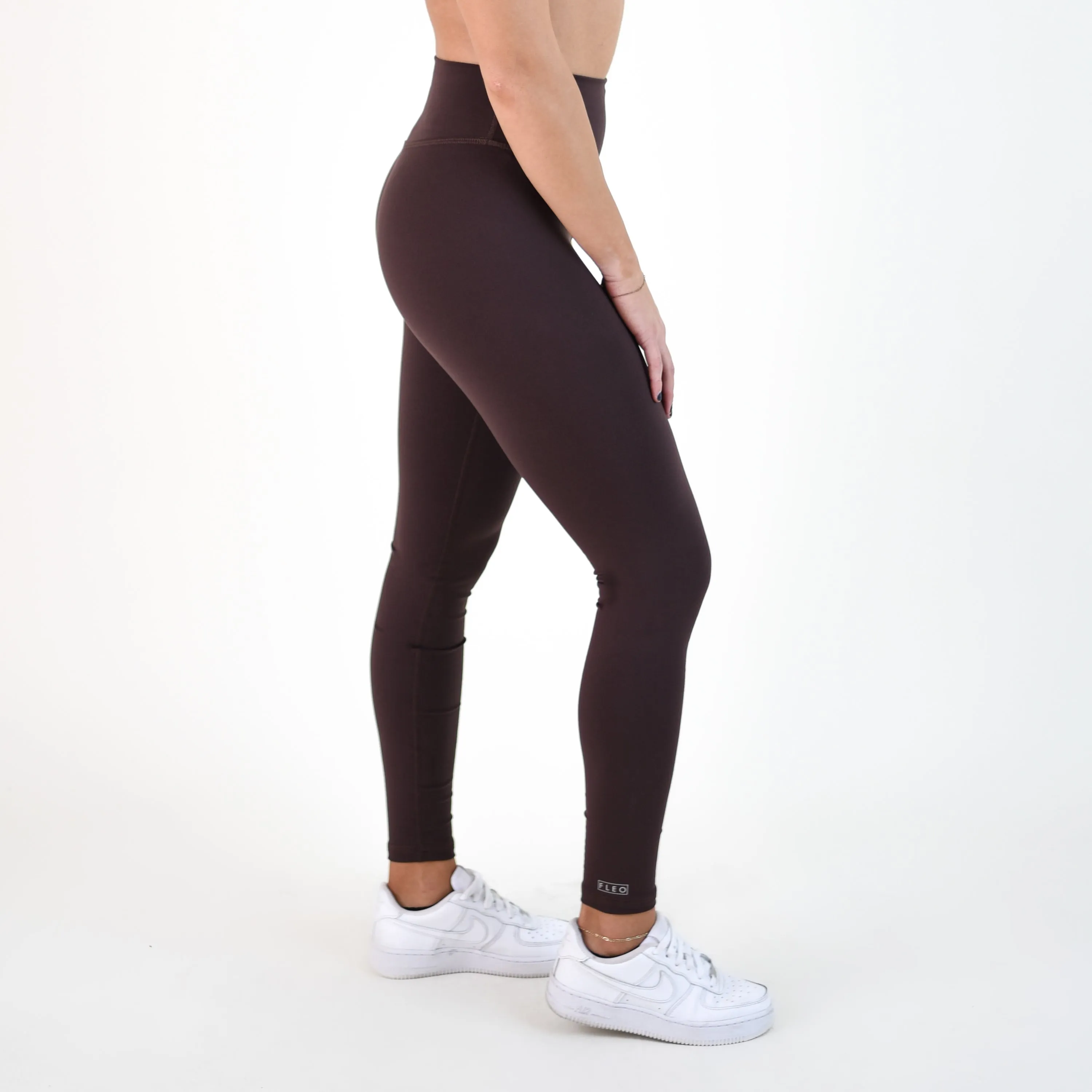 FLEO Go Go 25" Leggings - Chocolate