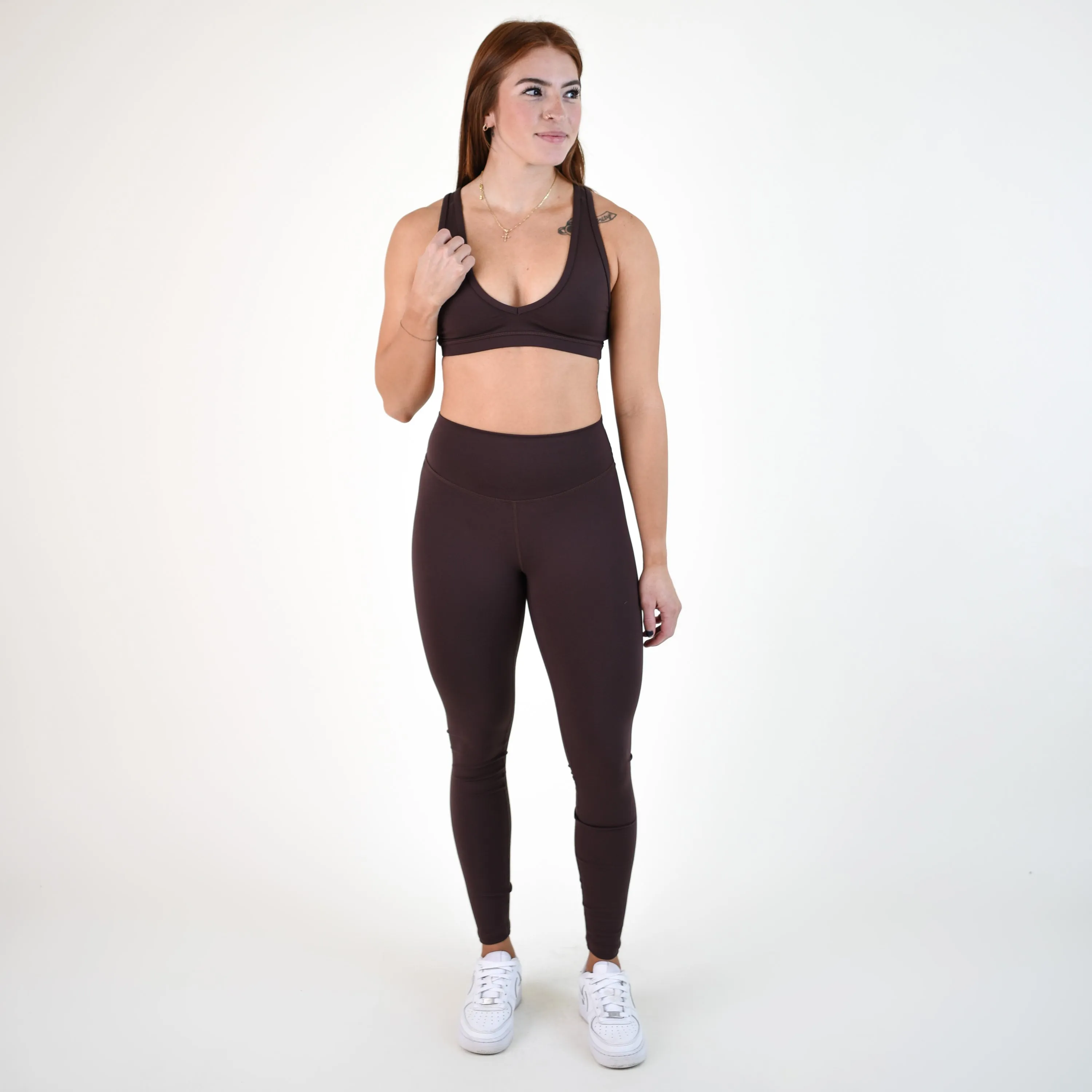 FLEO Go Go 25" Leggings - Chocolate
