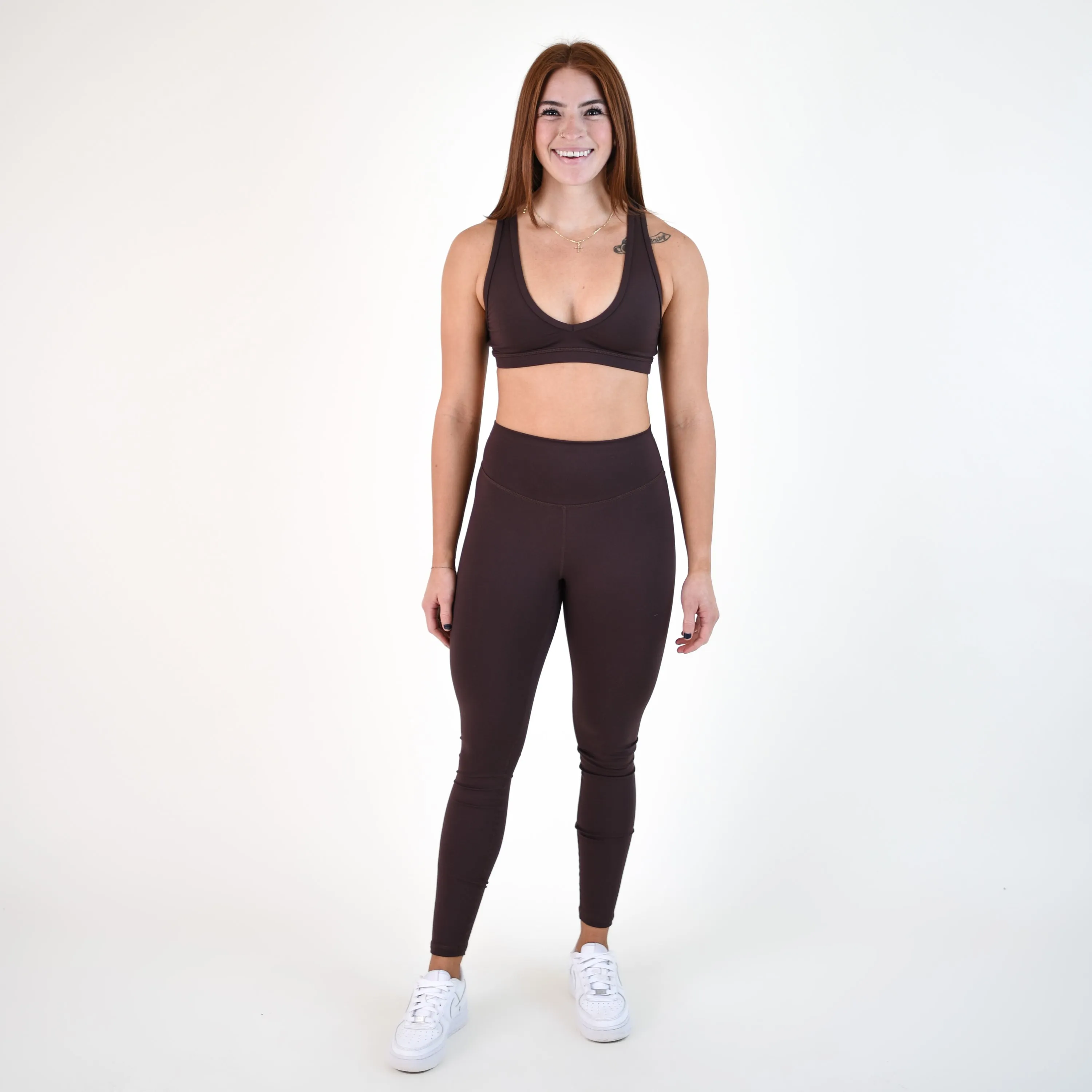 FLEO Go Go 25" Leggings - Chocolate
