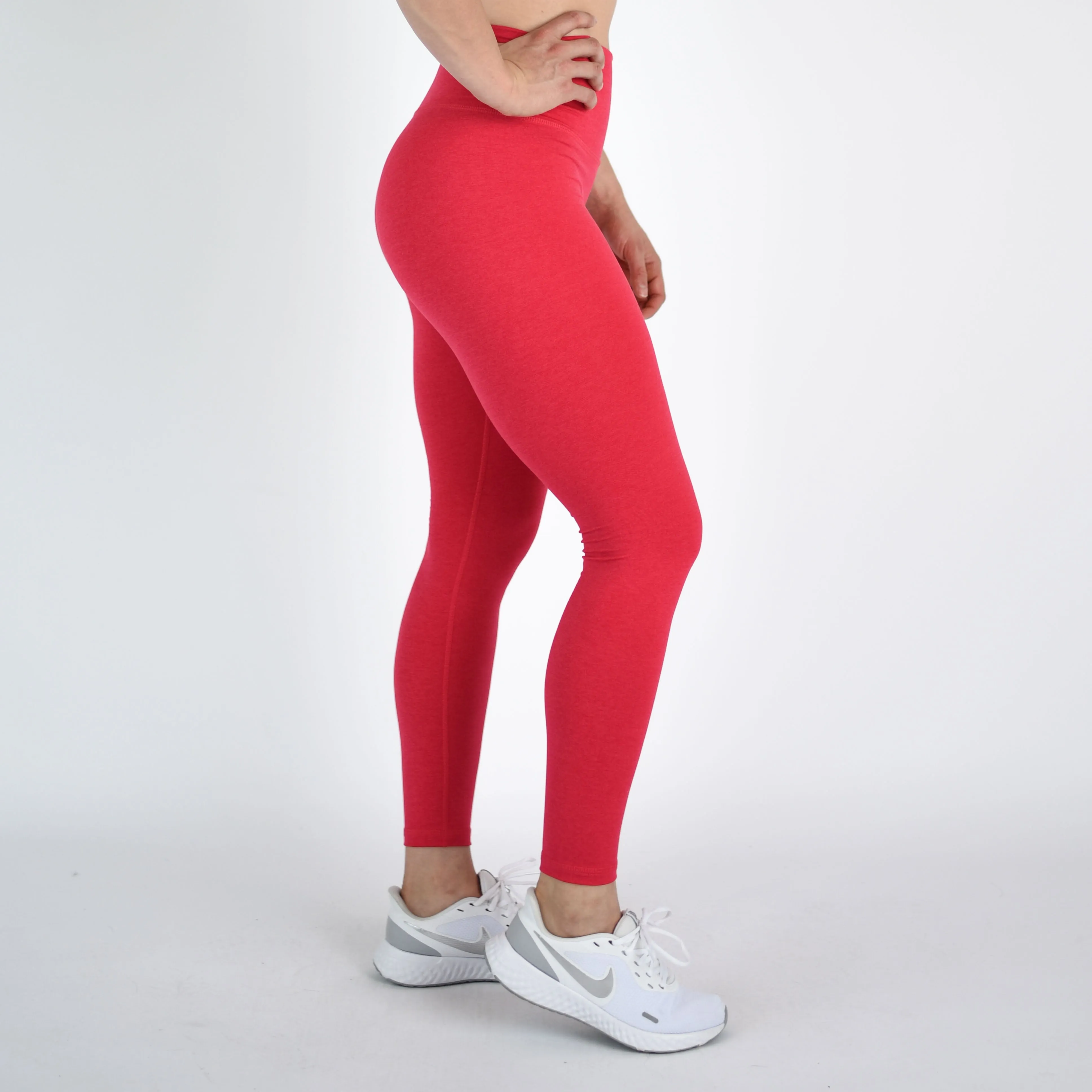 FLEO Heather Virtual Pink Super High Leggings