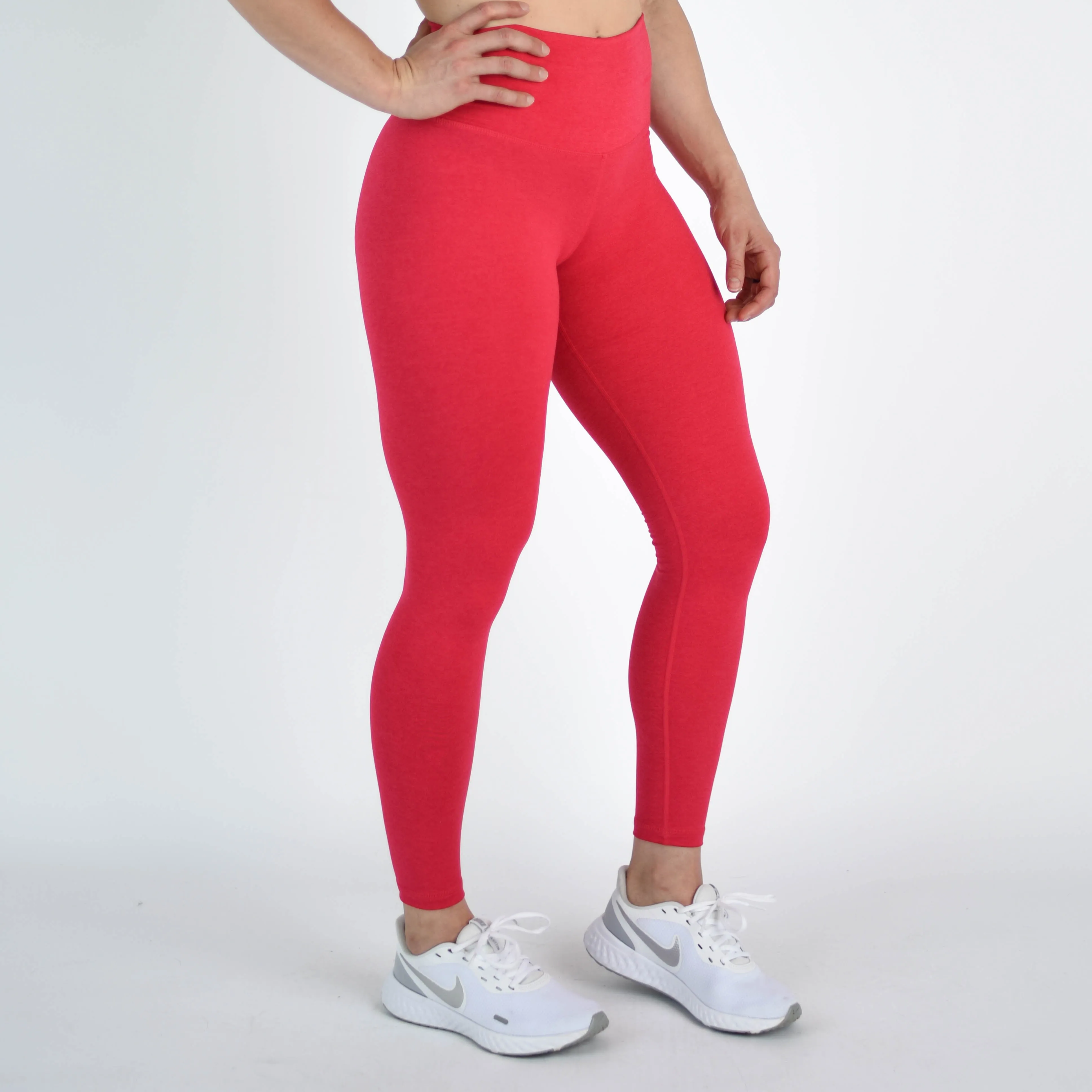 FLEO Heather Virtual Pink Super High Leggings