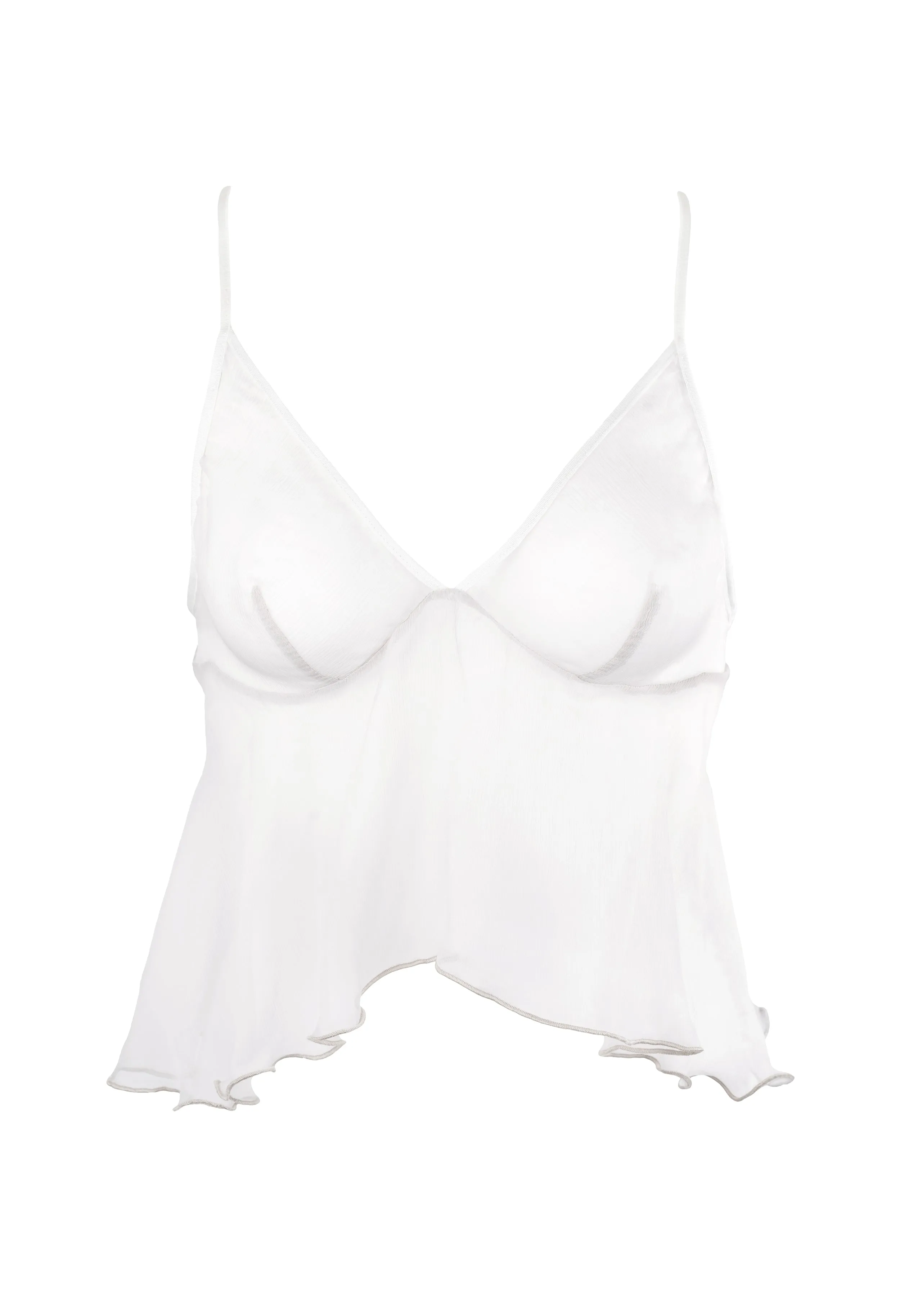Folie Silk Camisole - White