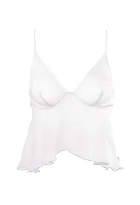 Folie Silk Camisole - White