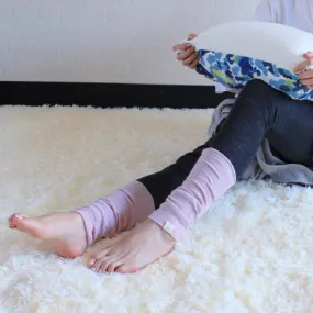 Foot Wrapping / Stretchy Knit Leg Warmers Cotton Rayon Silk