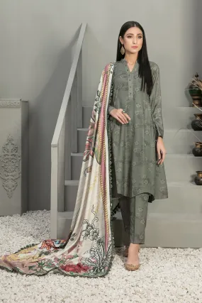 Golnar by Tawakkal Unstitched 3 Piece Digital Printed Handloom Collection'2022-GH-7899