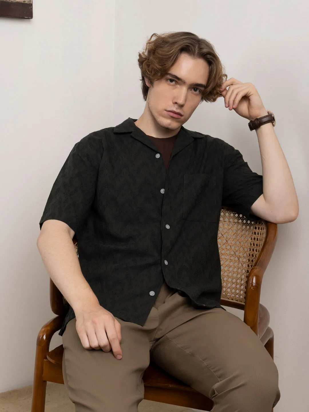 Green Plain Resort Shirt