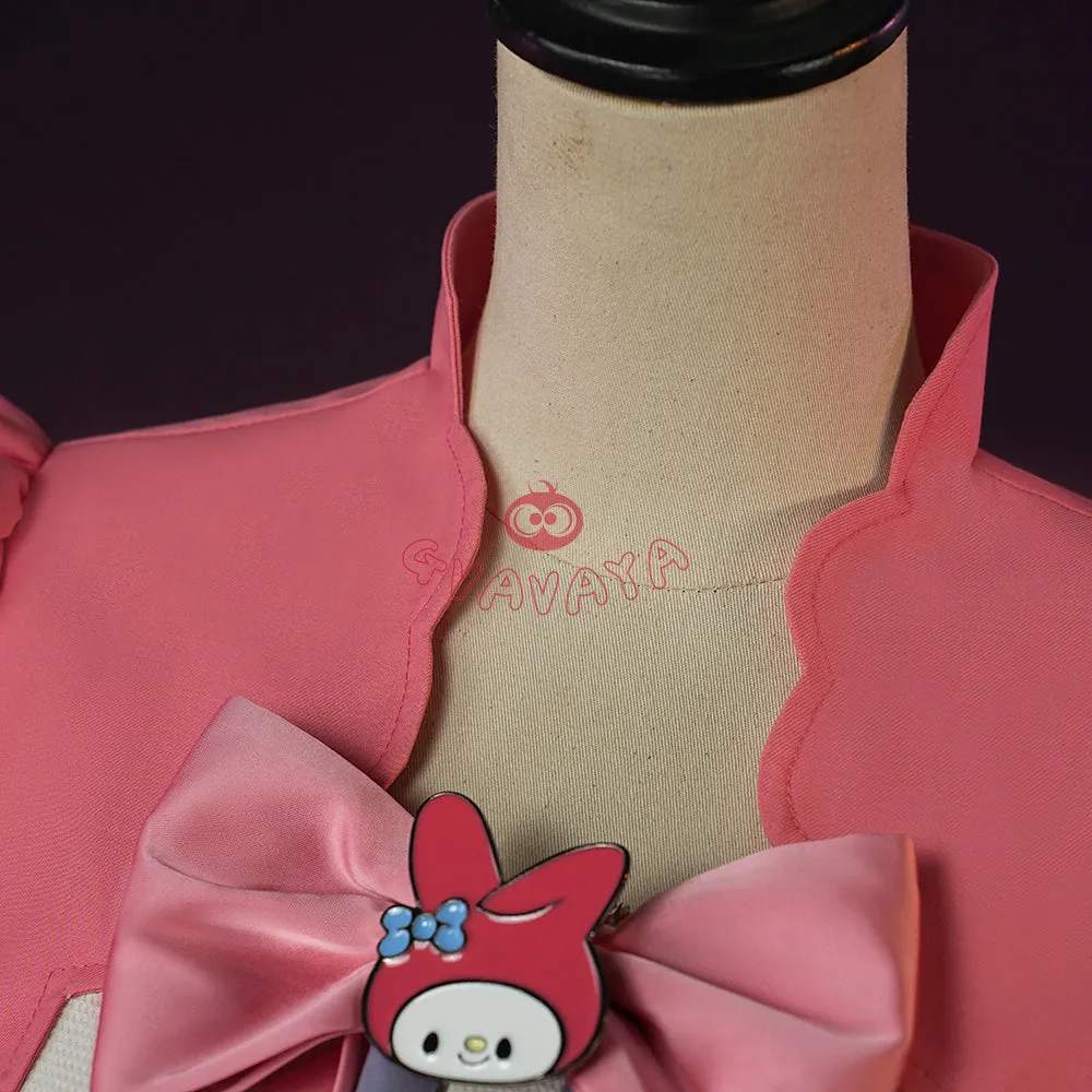 Gvavaya Game Cosplay Identity Ⅴ The Cheerleader Pink Rabbit Cosplay Costume