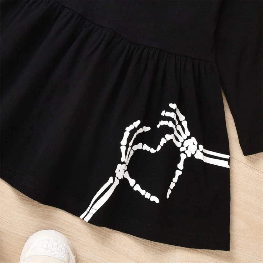 Halloween Pumpkin Girls Set Girls Bow Long Sleeve Pumpkin Flared Pants Set Wholesale Girls Clothes