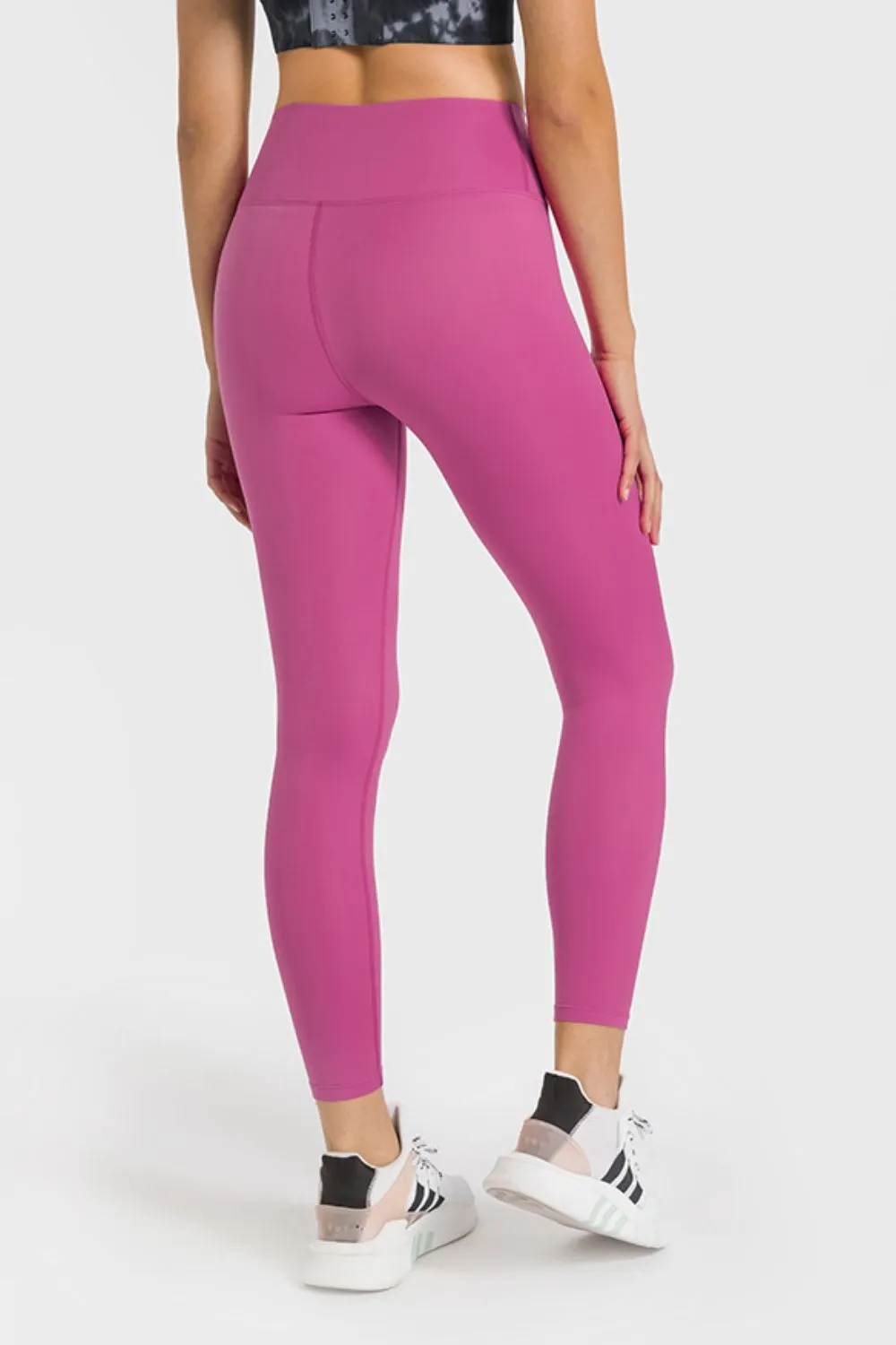 High Waist Ankle-Length Yoga Leggings (TBL) T