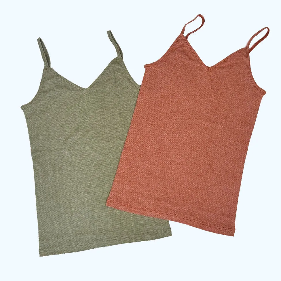 HOCOSA Women's Camisole in Organic Cotton/Wool/Silk