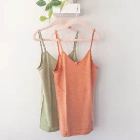 HOCOSA Women's Camisole in Organic Cotton/Wool/Silk